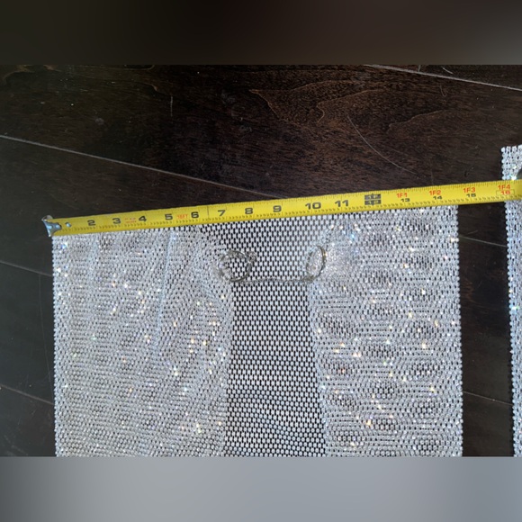 NWT White Fox sarong mini skirt bling cover up S one size M, L adjustable - Picture 4 of 8